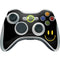 Black Happy Face Xbox 360 Wireless Controller Skin