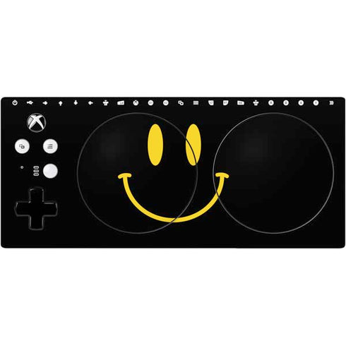 Black Happy Face Xbox Adaptive Controller Skin
