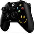 Black Happy Face Xbox One X Controller Skin