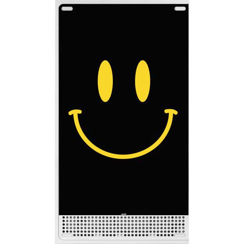 Black Happy Face Xbox Series S Skins