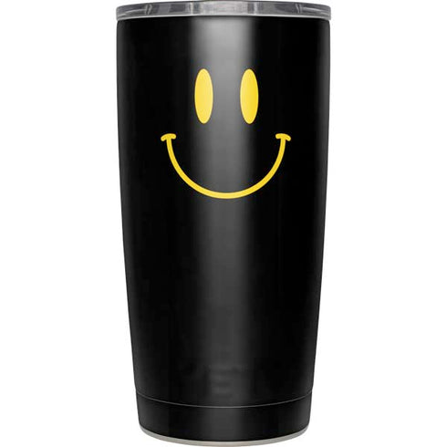 Black Happy Face Yeti 20oz Tumbler Skin