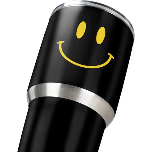 Black Happy Face Yeti 30oz Rambler Tumbler Skin