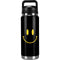 Black Happy Face YETI Rambler 26oz Bottle Skin