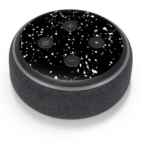 Black Speckle Amazon Echo Dot Skin