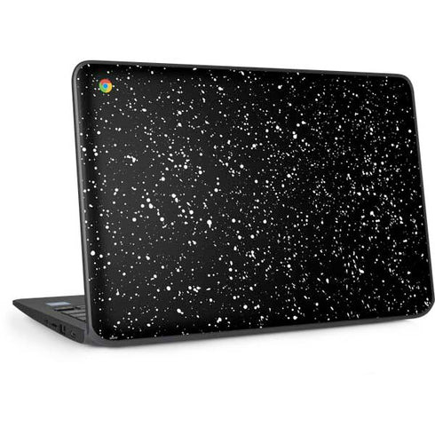 Black Speckle HP Chromebook Skin