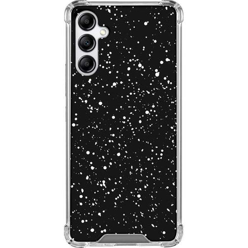 Black Speckle Galaxy A14 5G Clear Case