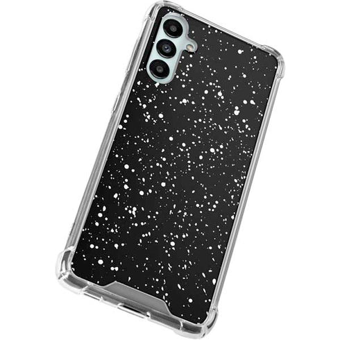 Black Speckle Galaxy A14 5G Clear Case
