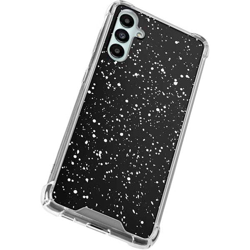 Black Speckle Galaxy A15 5G Clear Case