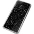 Black Speckle Galaxy A21 Clear Case