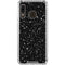 Black Speckle Galaxy A30 Clear Case
