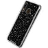 Black Speckle Galaxy A30 Clear Case