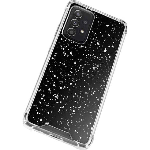 Black Speckle Galaxy A52 5G Clear Case