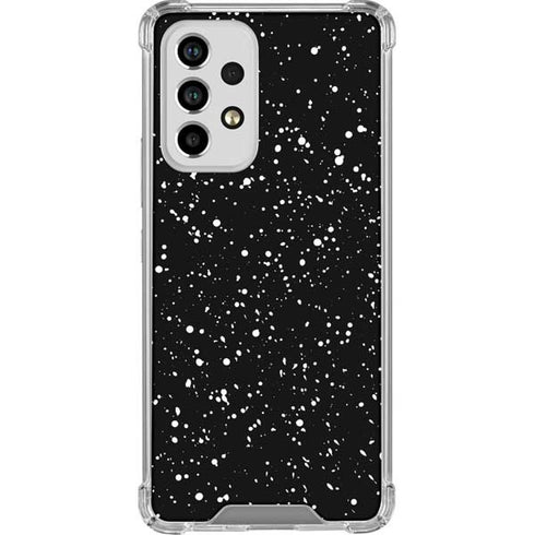 Black Speckle Galaxy A53 5G Clear Case