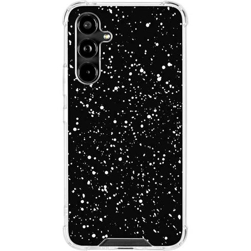 Black Speckle Galaxy A54 5G Clear Case