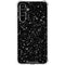 Black Speckle Galaxy A54 5G Clear Case