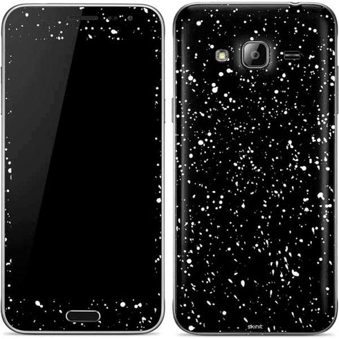 Black Speckle Galaxy J3 Skin