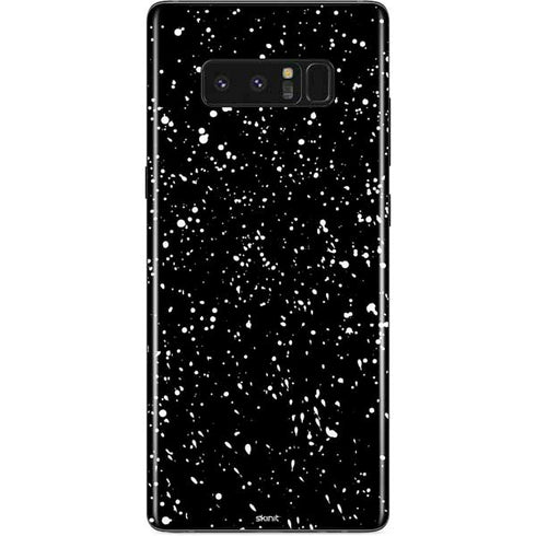 Black Speckle Galaxy Note 8 Skin