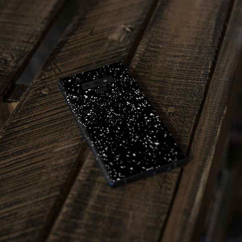 Black Speckle Galaxy Note 9 Skin