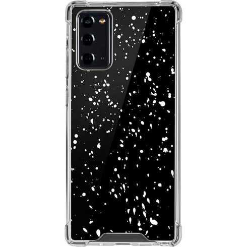 Black Speckle Galaxy Note20 5G Clear Case