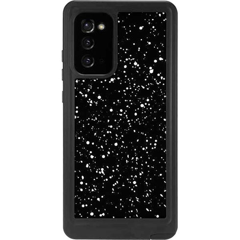 Black Speckle Galaxy Note20 5G Waterproof Case