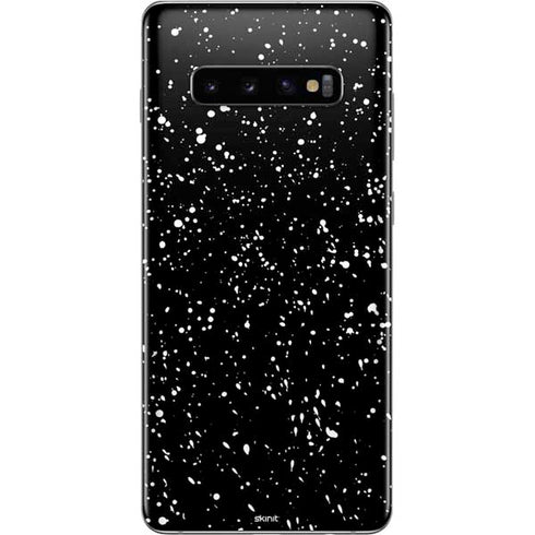 Black Speckle Galaxy S10 Plus Skin