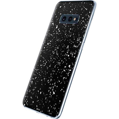 Black Speckle Galaxy S10e Skin