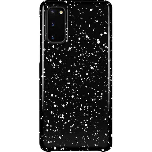Black Speckle Galaxy S20 Lite Case