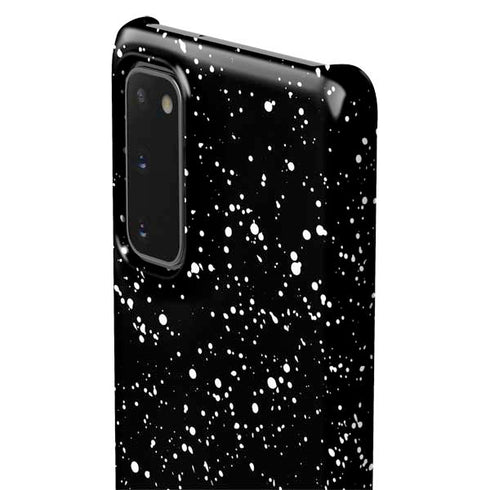 Black Speckle Galaxy S20 Lite Case