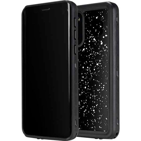 Black Speckle Galaxy S20 Waterproof Case