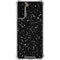 Black Speckle Galaxy S21 FE Clear Case