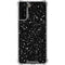 Black Speckle Galaxy S21 FE Clear Case