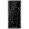 Black Speckle Galaxy S22 Ultra Clear Case