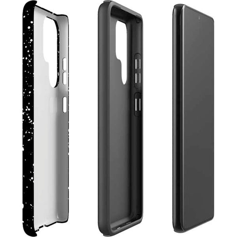 Black Speckle Galaxy S22 Ultra Pro Case