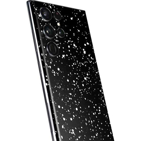Black Speckle Galaxy S22 Ultra Skin