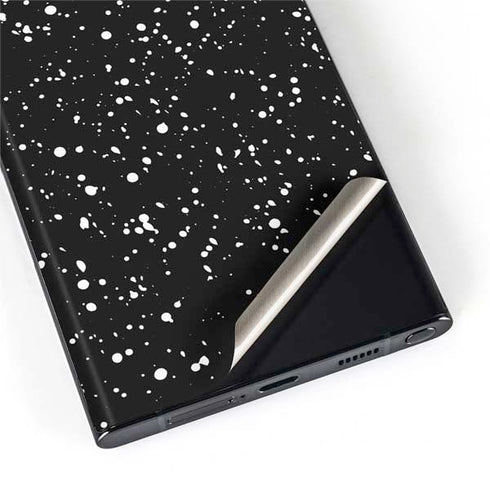 Black Speckle Galaxy S22 Ultra Skin