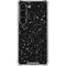 Black Speckle Galaxy S23 Clear Case