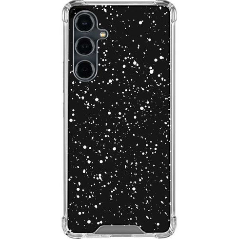 Black Speckle Galaxy S23 FE Clear Case