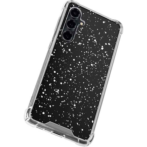 Black Speckle Galaxy S23 FE Clear Case