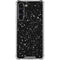 Black Speckle Galaxy S23 Plus Clear Case