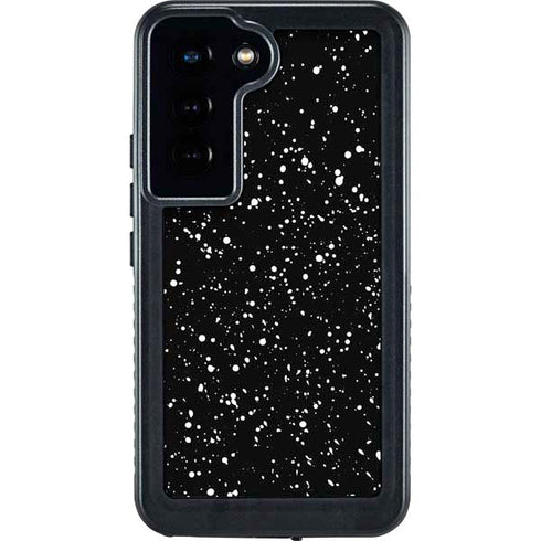 Black Speckle Galaxy S23 Waterproof Case
