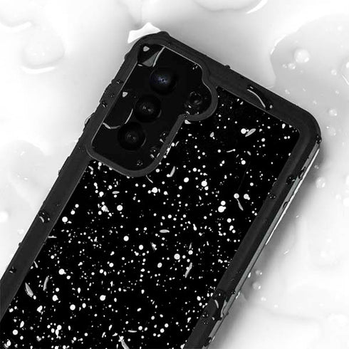 Black Speckle Galaxy S23 Waterproof Case