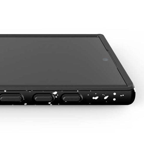 Black Speckle Galaxy S24 Ultra Impact Case