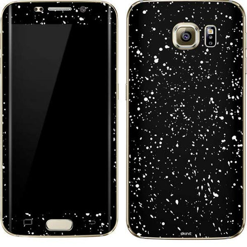 Black Speckle Galaxy S7 Edge Skin