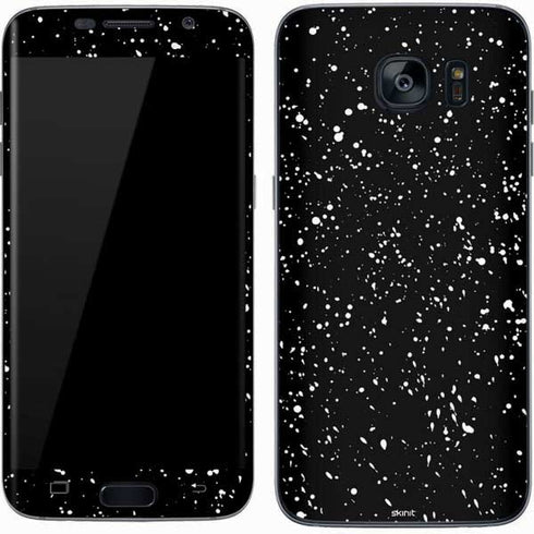 Black Speckle Galaxy S7 Skin