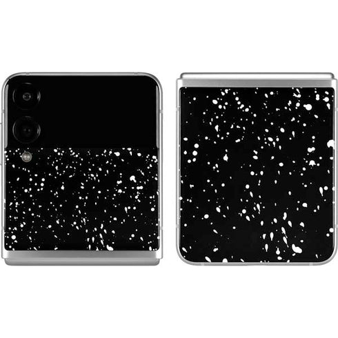 Black Speckle Galaxy Z Flip4 5G Skin