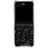 Black Speckle Galaxy Z Flip5 5G Clear Case