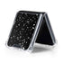 Black Speckle Galaxy Z Flip5 5G Clear Case