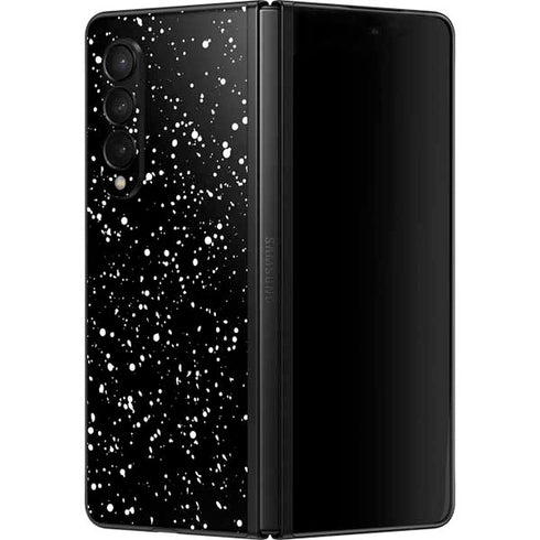 Black Speckle Galaxy Z Fold3 5G Skin