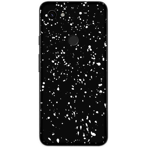 Black Speckle Google Pixel 3a Skin
