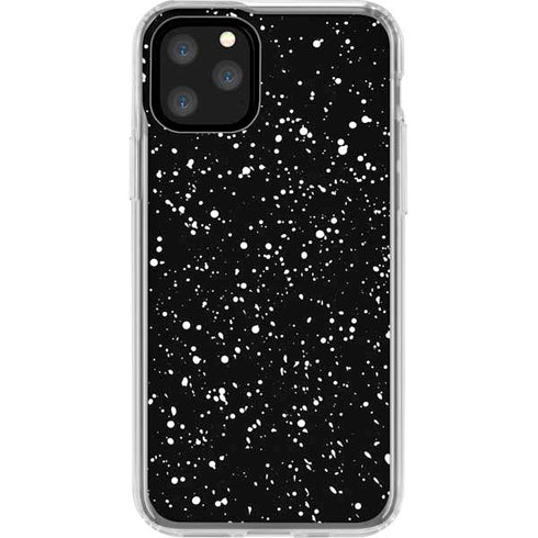 Black Speckle iPhone 11 Pro Clear Case